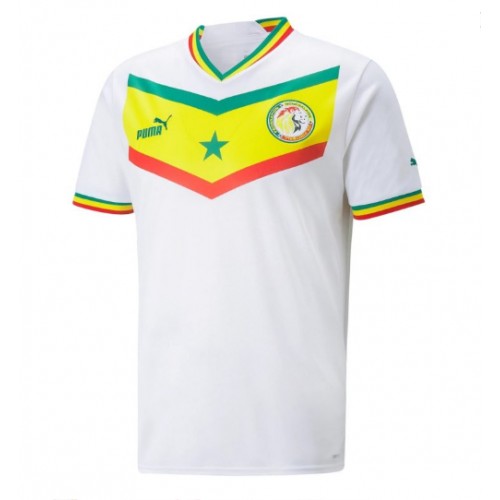 Senegal Koszulka Podstawowych MŚ 2022 Krótki Rękaw
